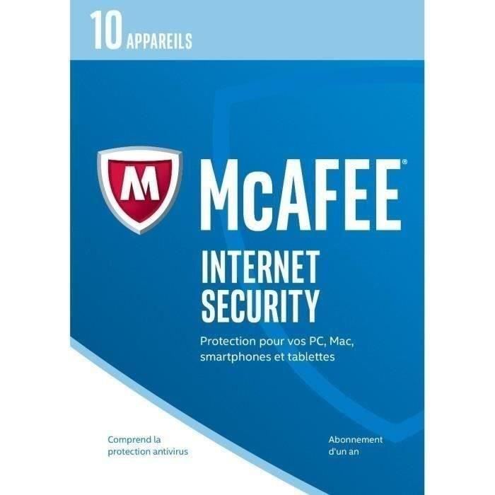 McAfee® Internet Security 10 appareils