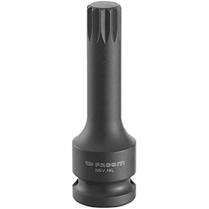 NSV. Douilles longues impact 12 XZN mâles Facom NSV.