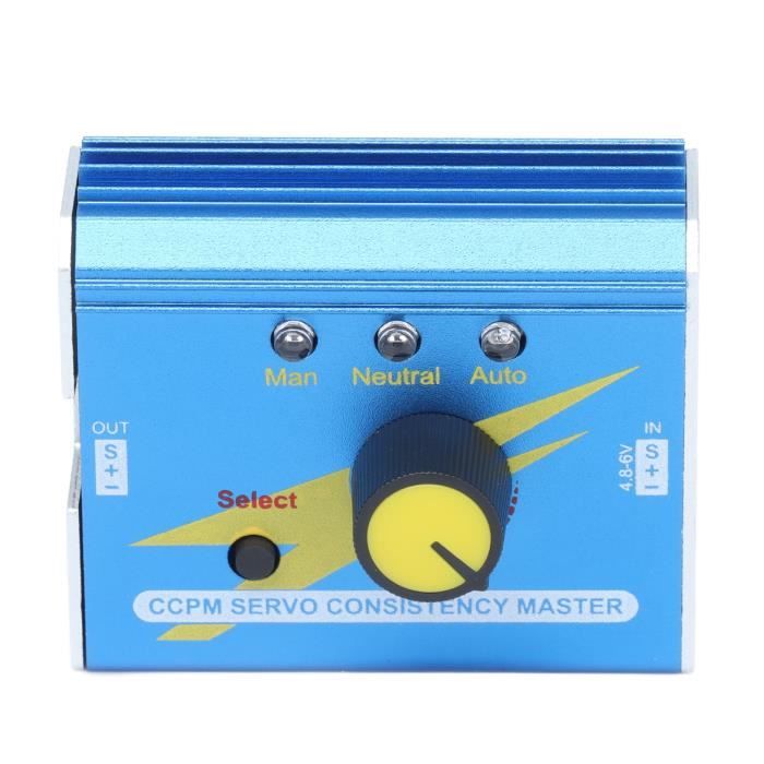 Testeur De Servomoteur Métal - Contrôleur CCPM Pour Modèles RC Voiture Bateau Avion