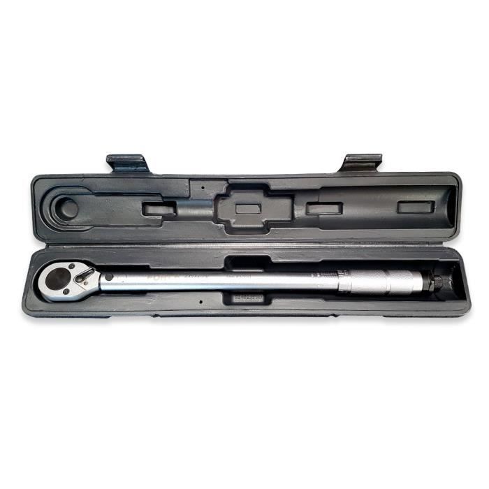 Clé dynamométrique 40-200 Nm, 1/2'', en mallette 730NR/20K | Clés