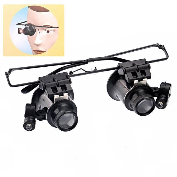 Lunettes Jumelles Zoom 10X Avec Filtres Polarisés - Mains Libres, Réglables, Pour Observation Oiseaux Et Pêche