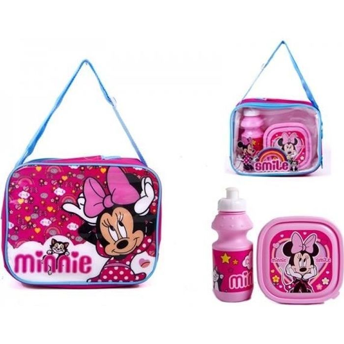 Safta Minnie Mouse Loving - Sac à Goûter, Qualité Et Résistance Maximale, Pour Nourriture, Loisirs, Goûter Et Petit Déjeuner, 20 X 15 X 20 Cm, Couleur