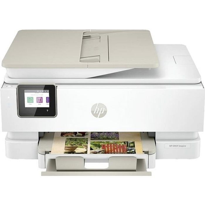 HP Envy Inspire 7920e All-in-One Imprimante à jet dencre multifonctions A4 imprimante, scanner, photocopieur chargeur a