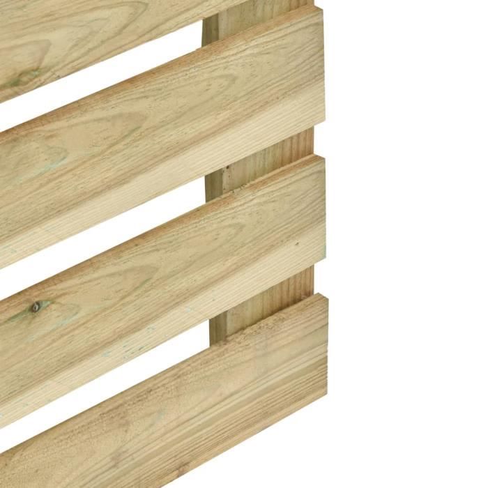 Panneau De Clôture En Bois Damian-Wiklina – Piquet Imprégné Imperméable Pour Jardin