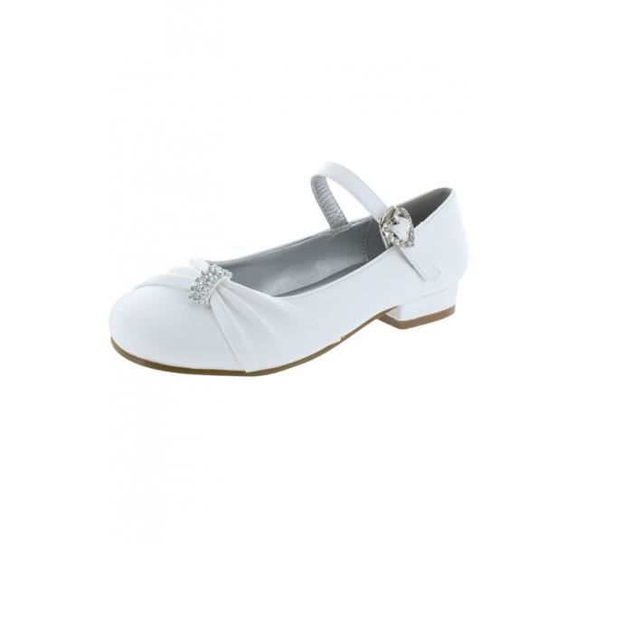 ballerine blanche fille ceremonie