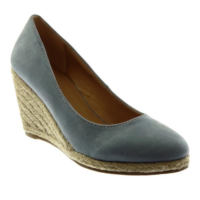 chaussure dorée femme compensée