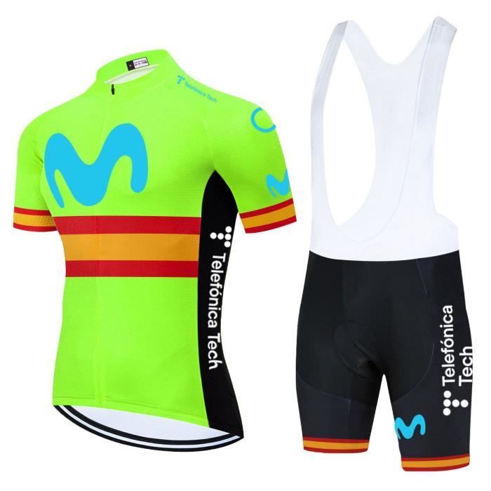 Ensemble maillot - S - Soudal-Maillot de cyclisme Quick Step pour homme, ensemble de course