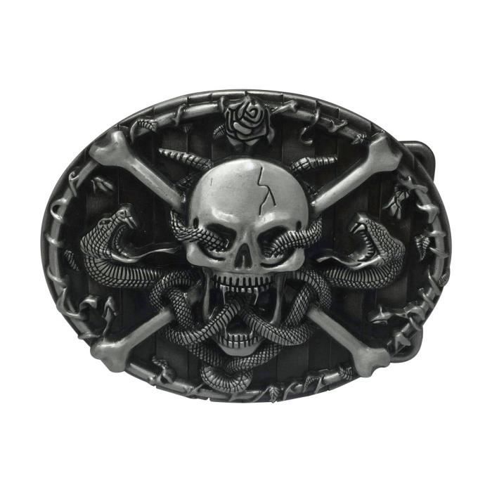 Boucle de ceinture tete 2025 de serpent