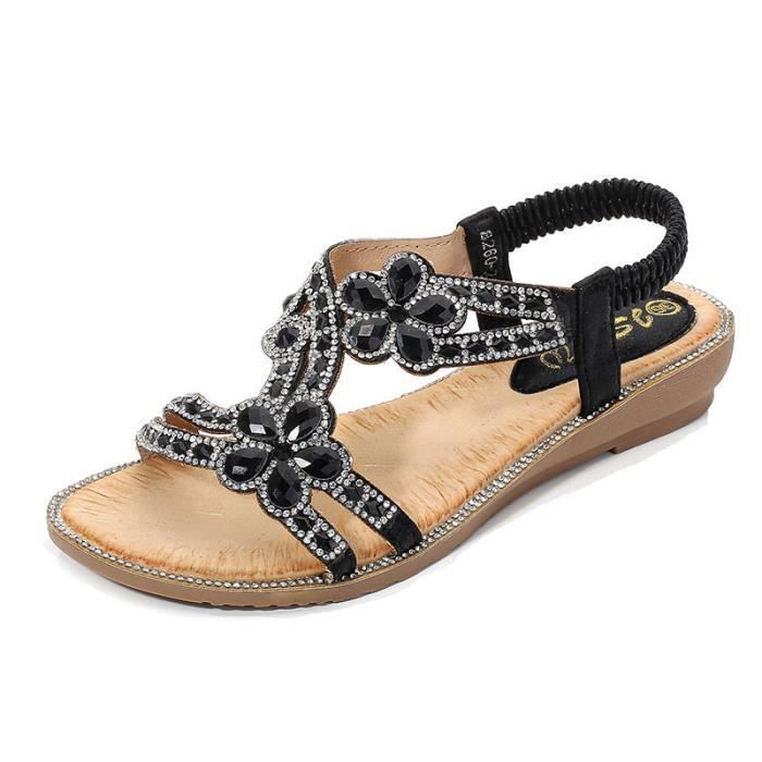Sandale plate femme pas outlet cher