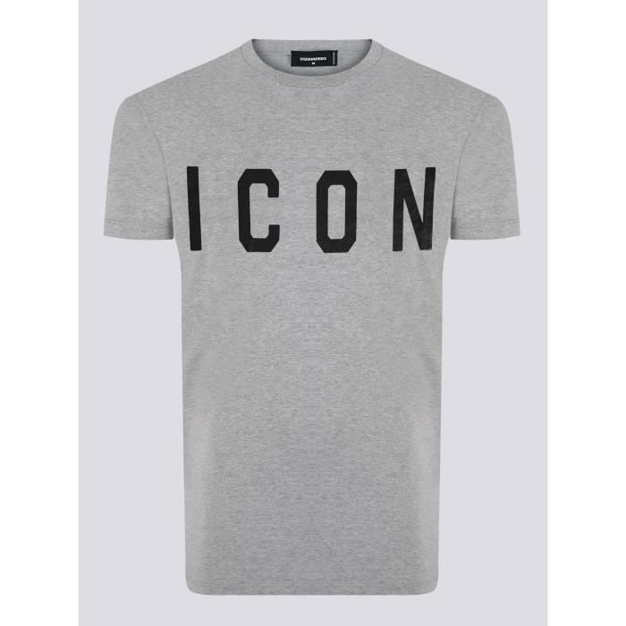 Dsquared2 Homme T-Shirt Gris Slim Fit