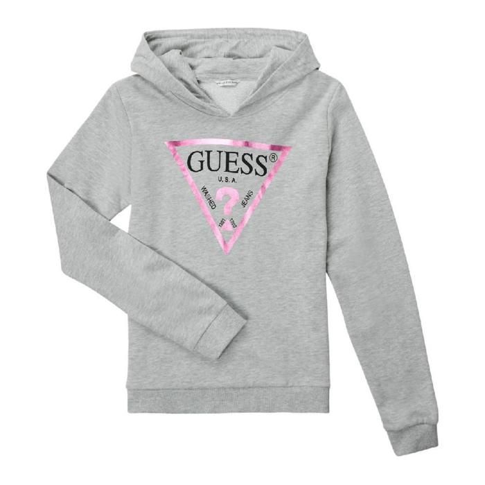 Guess pulls-sweats à capuche Fille en couleur Gris - Taille 176