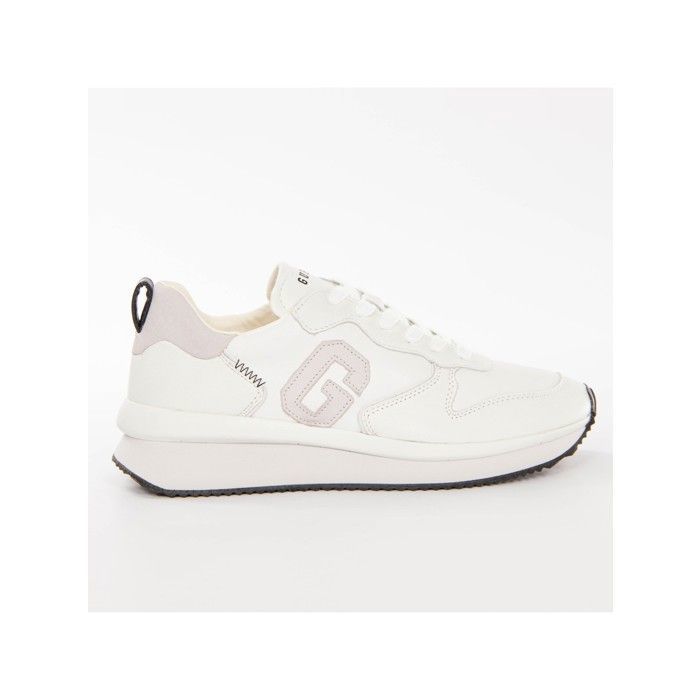 Guess Basket Guess Homme Madele classic Blanc cuir