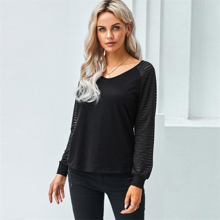 Pull Tricot Rayé à Mailles Ouvertes – Léger Et Confortable Pour L'automne Ou Le Printemps