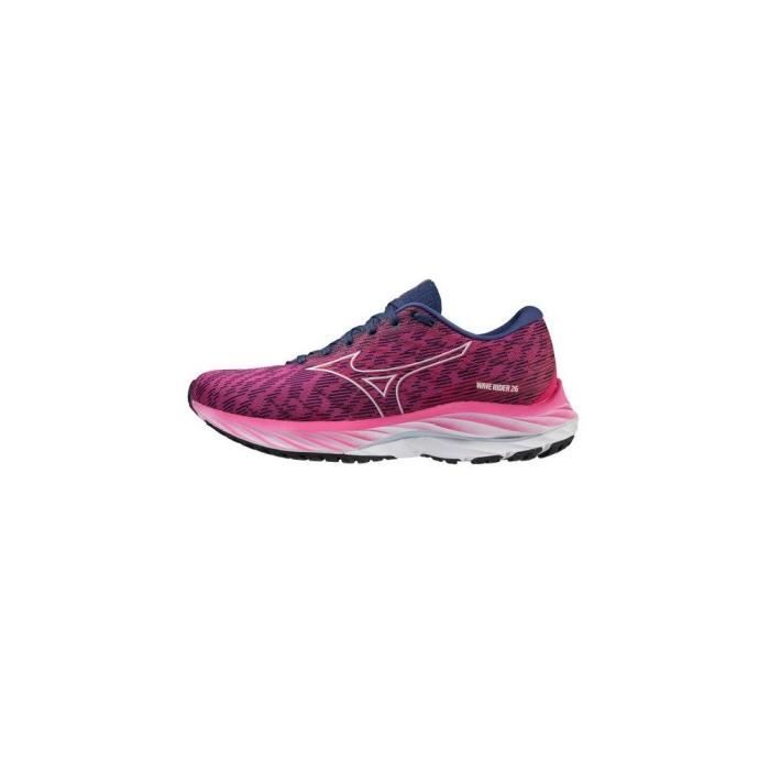 Chaussures de Running MIZUNO Wave Rider 26 Violet Femme Adulte Cdiscount Sport