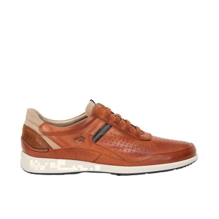 FLUCHOS Chaussure de sport homme FLUCHOS F1736 en cuir marron à lacets