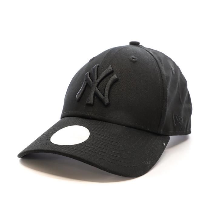 Casquette New Era 9Forty - Similicuir Noir Avec Logo NY Yankees Brodé - Femme/Unisexe - 6