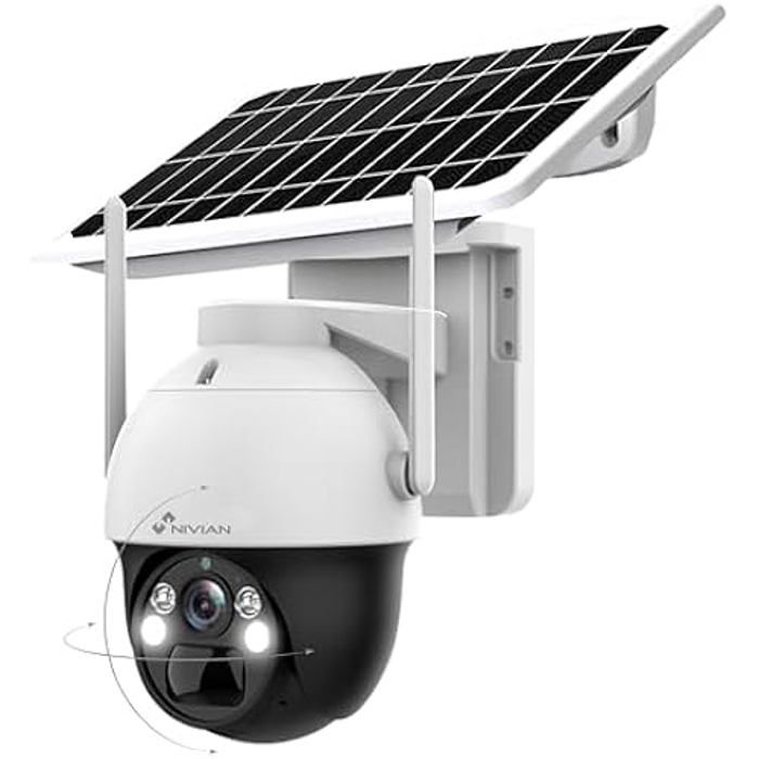 Nivian Camescope de Surveillance 360º 4G SIM - vue 2