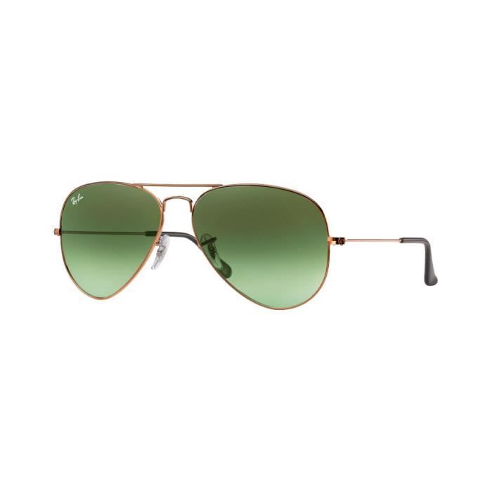 Lunettes de soleil Ray Ban Aviator Large Bronze Vert D grad