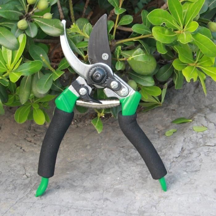 Garden GURU Cisaille De Jardin Ergonomique – Sécateur Manuel Professionnel Avec Poignées Confortables Pour La Taille De Jardinage Et Les Travaux De Cour – Acier à Haute Teneur En Carbone