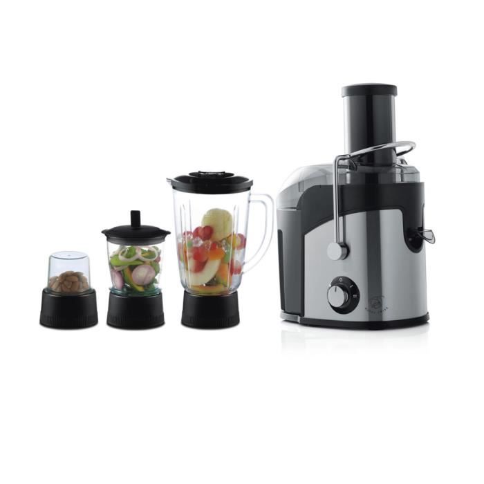 Centrifugeuse 4 en 1 - ROYAL SWISS - Extracteur de jus - Blender - Hachoir - Moulin à café - Royal