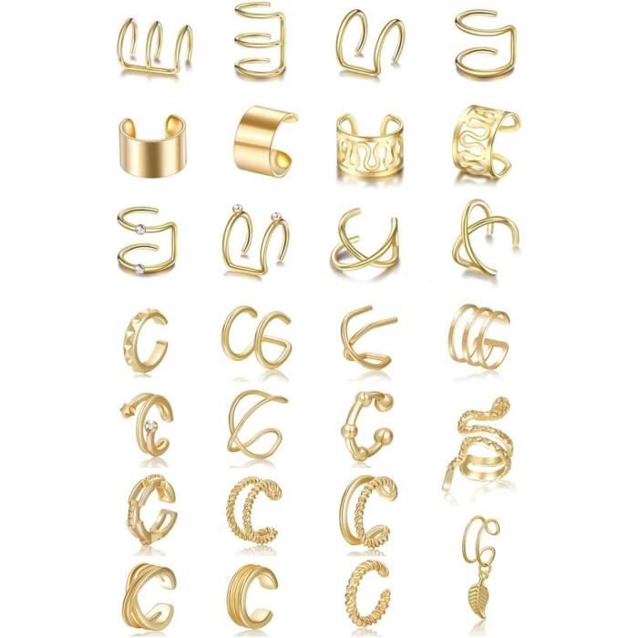 Kit De 8 Fermoirs à Boucles D'Oreilles ZORVYN - Hypoallergéniques, Réglables, Pour Soutenir Les Boucles Lourdes