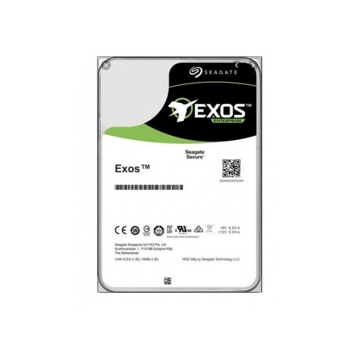 Disque dur – Seagate – Exos X16 – 16 To – SATA – 7200 tr/min
