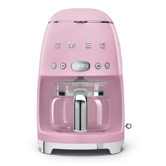 Cafetière filtre - SMEG - DCF02PKEU - Rose - 10 tasses - Programmable