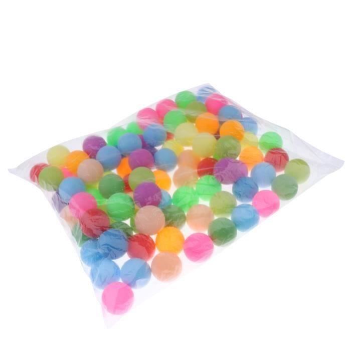Jouet Pour Chat Balles Udbrud Balles De Ping Pong, Balles De Tennis De Table Colorées 40 Mm Balles Ping Pong Multicolores 50 Pièces