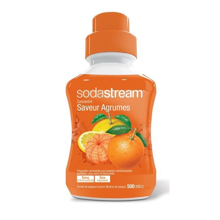 Concentré sirop Sodastream Saveur Agrumes 500ml au meilleur prix