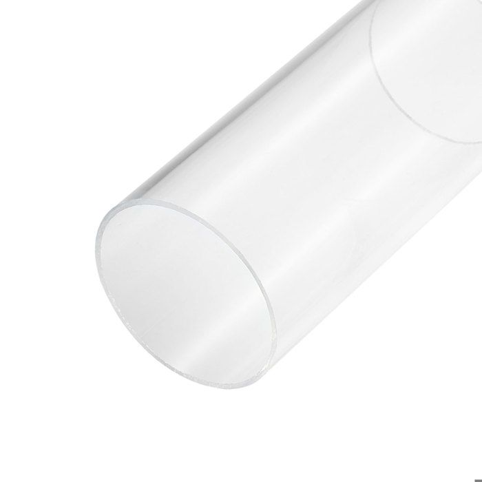 Tuyau Tube SOURCING MAP Acrylique Transparent Rigide Rond 76mm ID 80mm OD 6 pour Lampes Lanternes Système refroidissement eau
