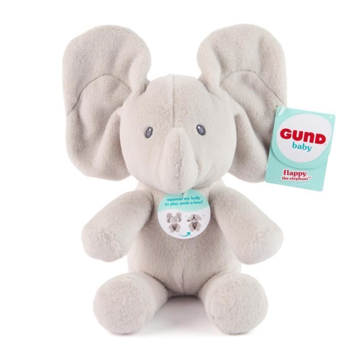 Peluche Animée Flappy L'Éléphant Gund 6073993 – Jouet Interactif Pour Bébé