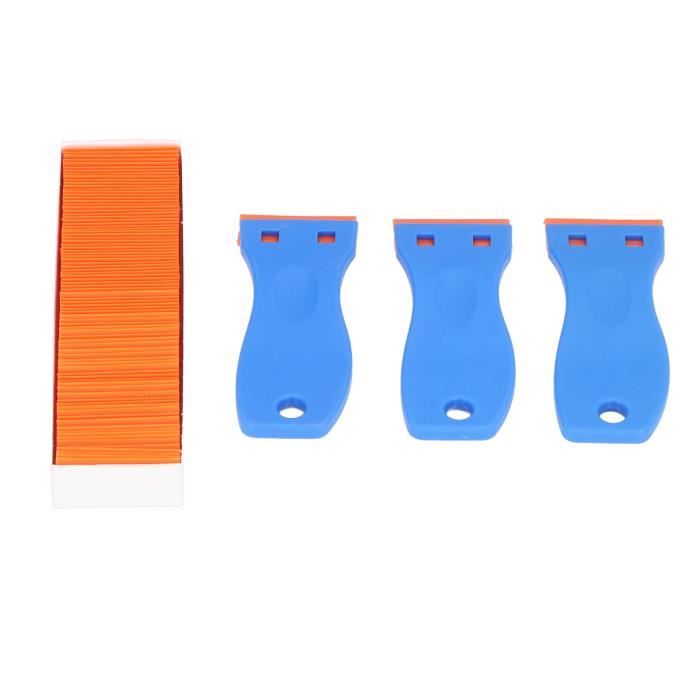 Grattoir Robust Multiusage 2 Pièces + 25 Lames Acier 6 Pouces – Neuf