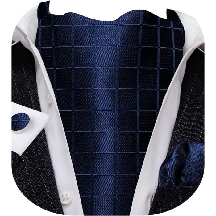 Cravate En Soie 100% Concepts By Claiborne - Motif Rayé Argent/or/bleu - Occasion Excellent état