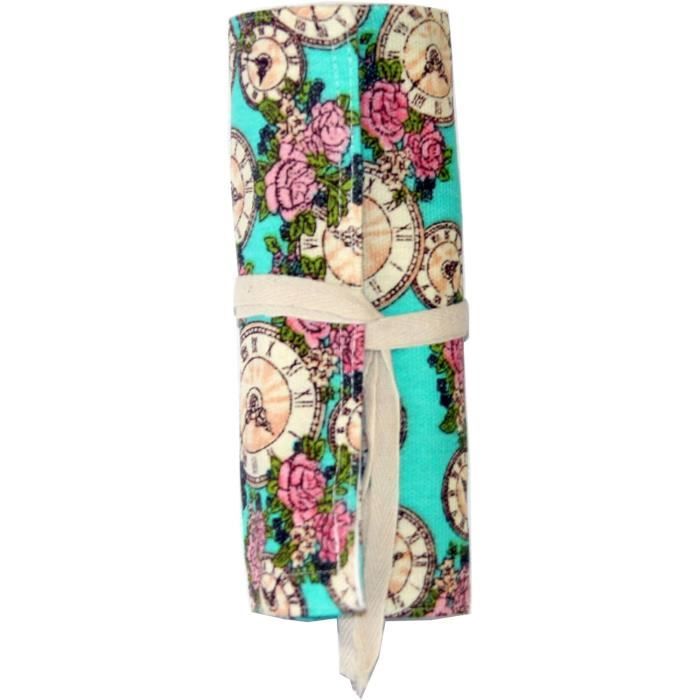 Filles Garçons Enfants Trousse Sac À Stylos Scolaire Crayons Sac Organisateur 2 Compartiments