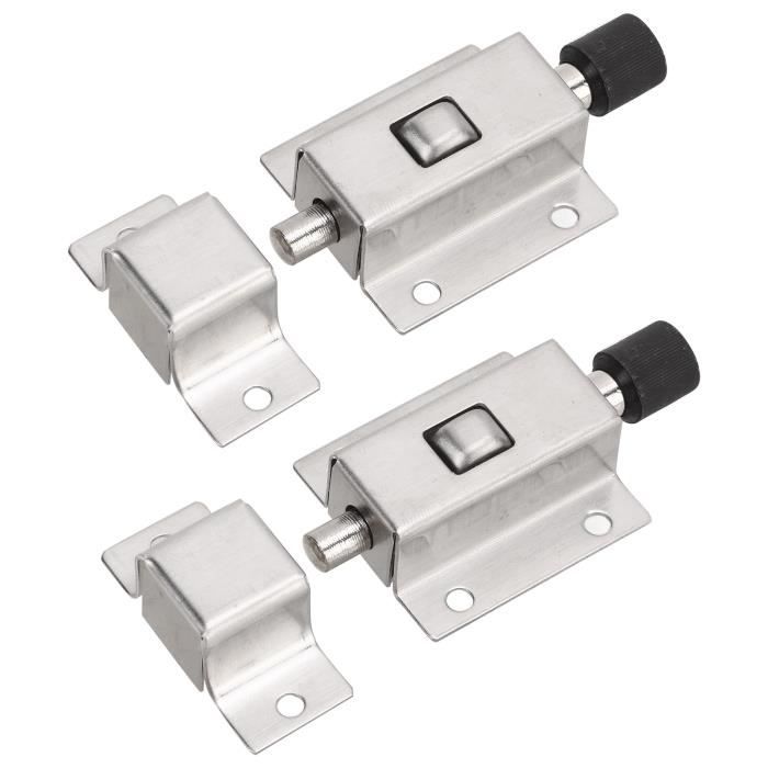 KAI-Loquet de porte Lot de 2 Loquets de Porte en Acier Inoxydable ...