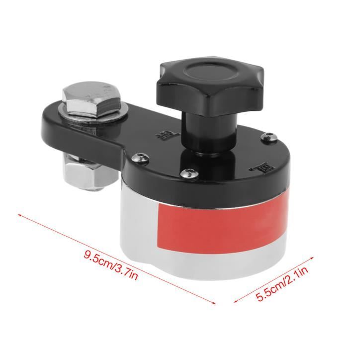 BORDSTRACT Pince De Mise à La Terre De Soudage Magnétique, MWGC1-200F On Off Support Réglable Commutable Connecteur Magnétique De Mise à La Terre Pour Kit De Soudage, Outils, (MWGC1-600F
