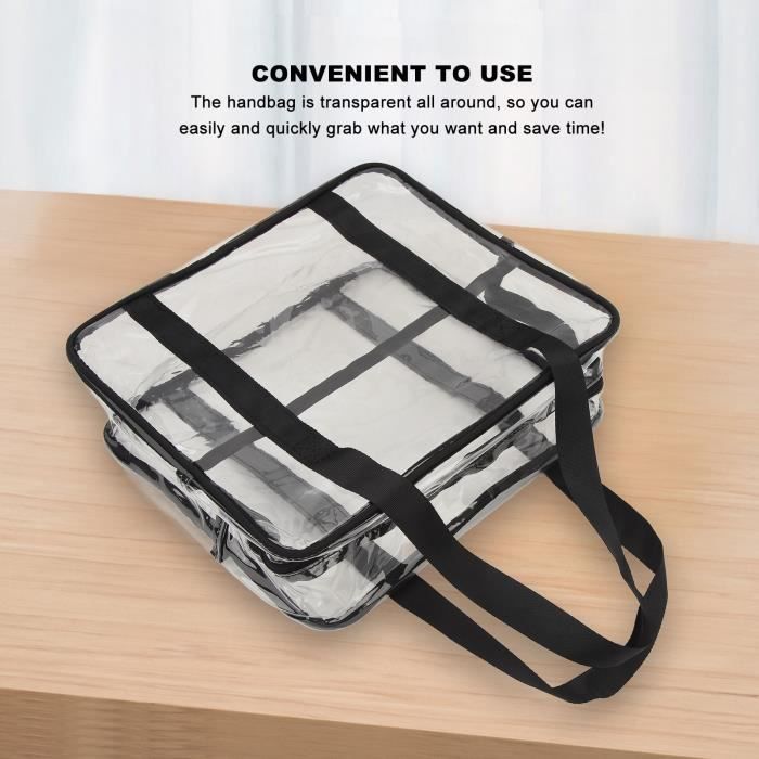 DUO grand sac transparent de travail Sac Transparent, Grand Sac à Main à  Bandoulière Transparent en PVC avec Sangle Réglab tout neuf - Achat / Vente  DUO grand sac transparent de travail