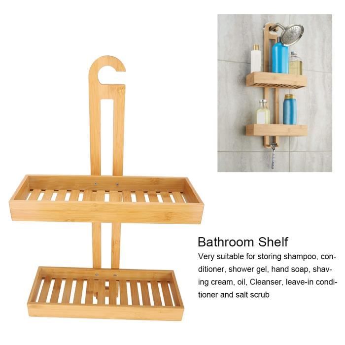 eetbaar Jaarlijks vragenlijst Etagere salle de bain Etagère de Douche Etagère Douche d'Angle Serviteur  Shampooing Savon Porte Poteau - Cdiscount Maison