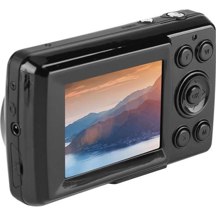 VGEBY Appareil photo numérique Mini caméscope numérique extérieur 16MP 720P 30FPS 4X Zoom HD (noir) En Stock