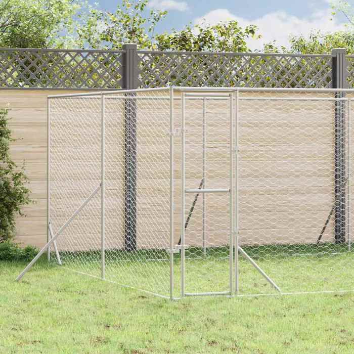 vidaXL Chenil d'extérieur 8x12x2