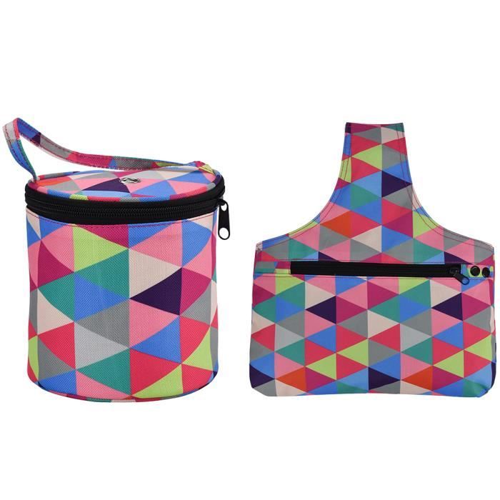 Sac à Tricoter, Sac De Rangement Pour Laine, Crochet Tricot Bleu A88