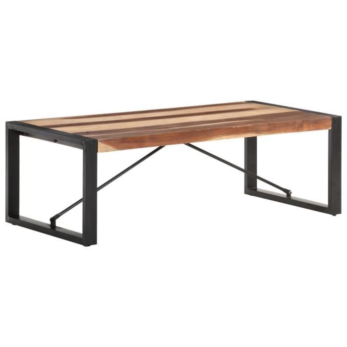 yaj-table basse 120x60x40 cm bois massif-yaj321537