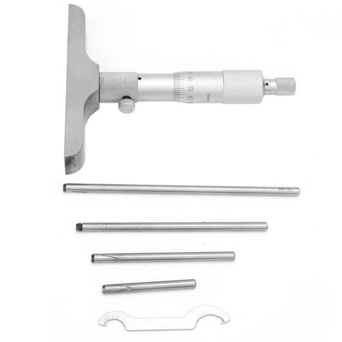 YOSOO Jauge de micromètre de profondeur Outil de mesure de jauge de ...