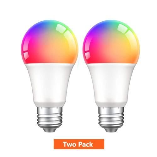 AMPOULE LED,Two packampoule LED Zigbee 3.0, E27, RGBCW, lampe