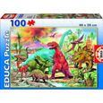 Educa Borrás - 13179 - Puzzle - Dinosaures - 100 Pièces 13179-1