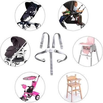 Harnais Chaise Haute Sangles De Chaise Haute, Harnais De Sécurité Réglable à 5 Harnais Bebe Harnais Chaise Haute Sangles De Chaise Haute, Harnais De Sécurité Réglable à 5 Harnais Bebe