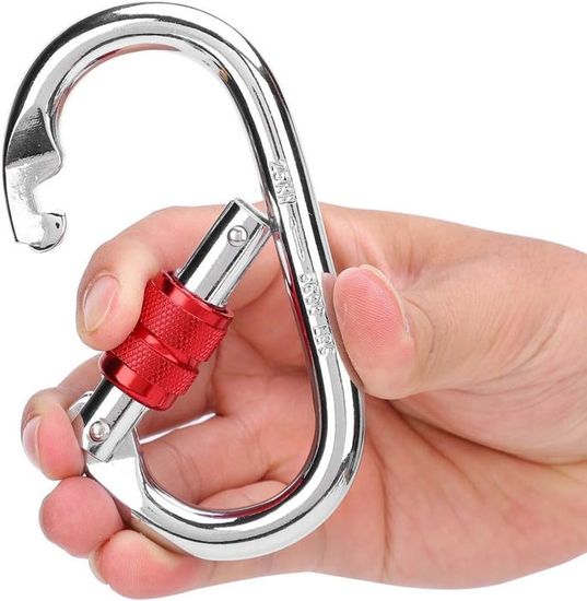 Mousquetons D'escalade 2 Pièces, Mousquetons à Crochet De Sécurité Pour L' Escalade, Hamac, Laisse De Chien. - Sport