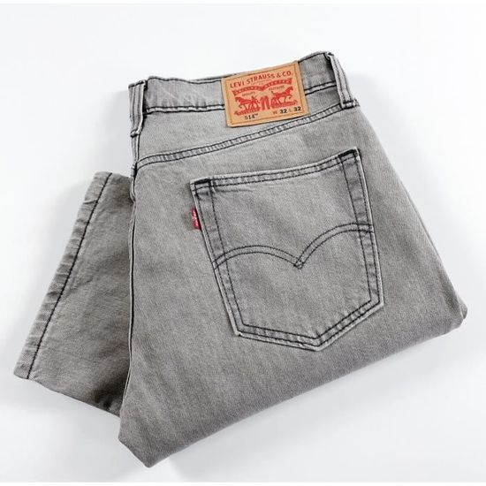 Levis 501 gris best sale homme