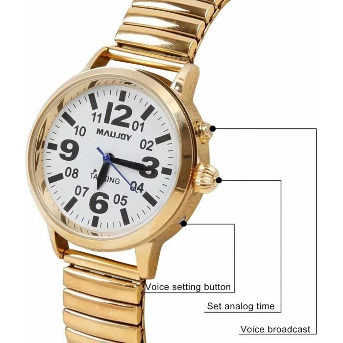Montre parlante pour discount aveugle