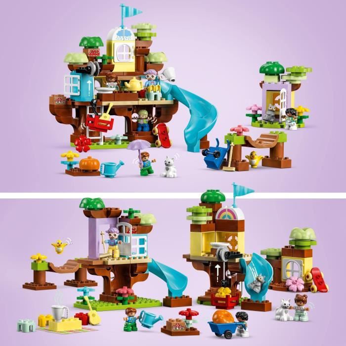 LEGO DUPLO 10993 La Cabane dans l Arbre 3 en 1 Jouet Educatif pour Enfants Des 3 Ans avec Briques